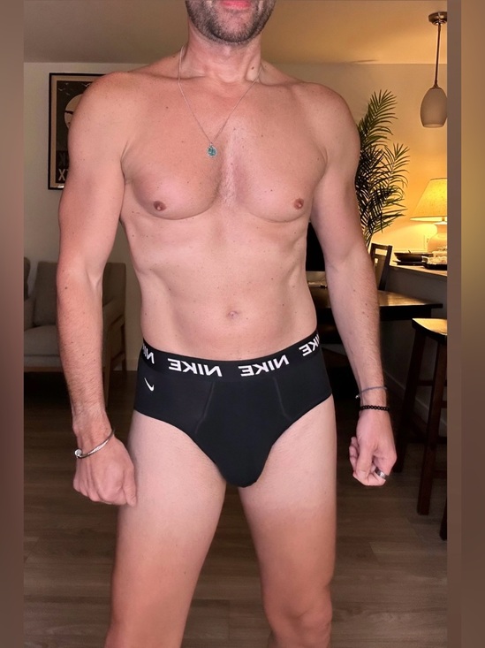 Nike Other - Nike | Black Briefs with White Logo Waistband (Small)